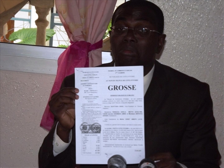 Le Directeur général de Rafco-Ci, Anoblé Félix explique le conflit qui l’oppose aux revendeurs de véhicules d’occasion